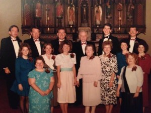 dan & lois byrne family 1988